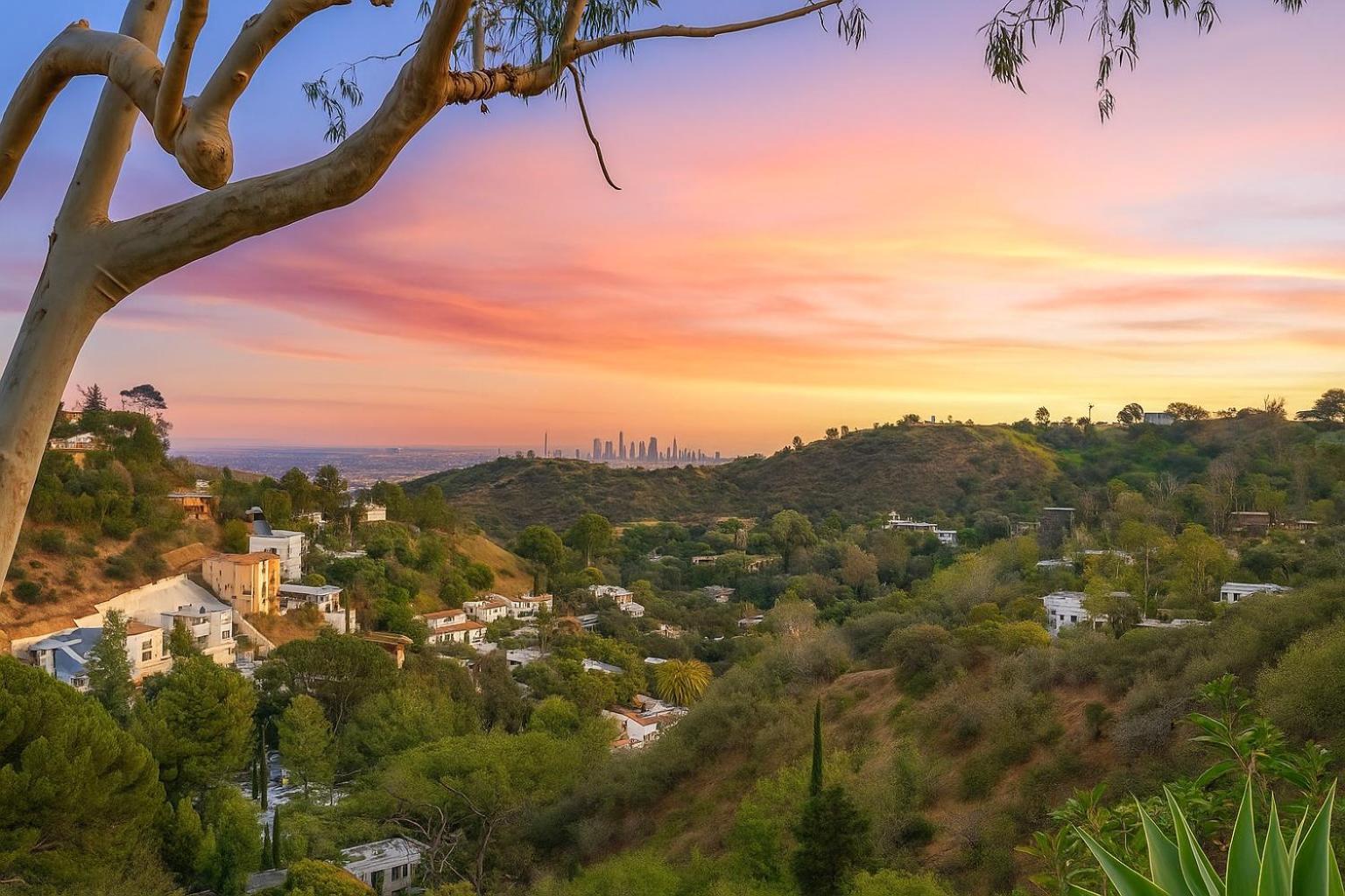 Hollywood Hills Oasis With Views Patio Garden 4 Bedrooms Holiday home *